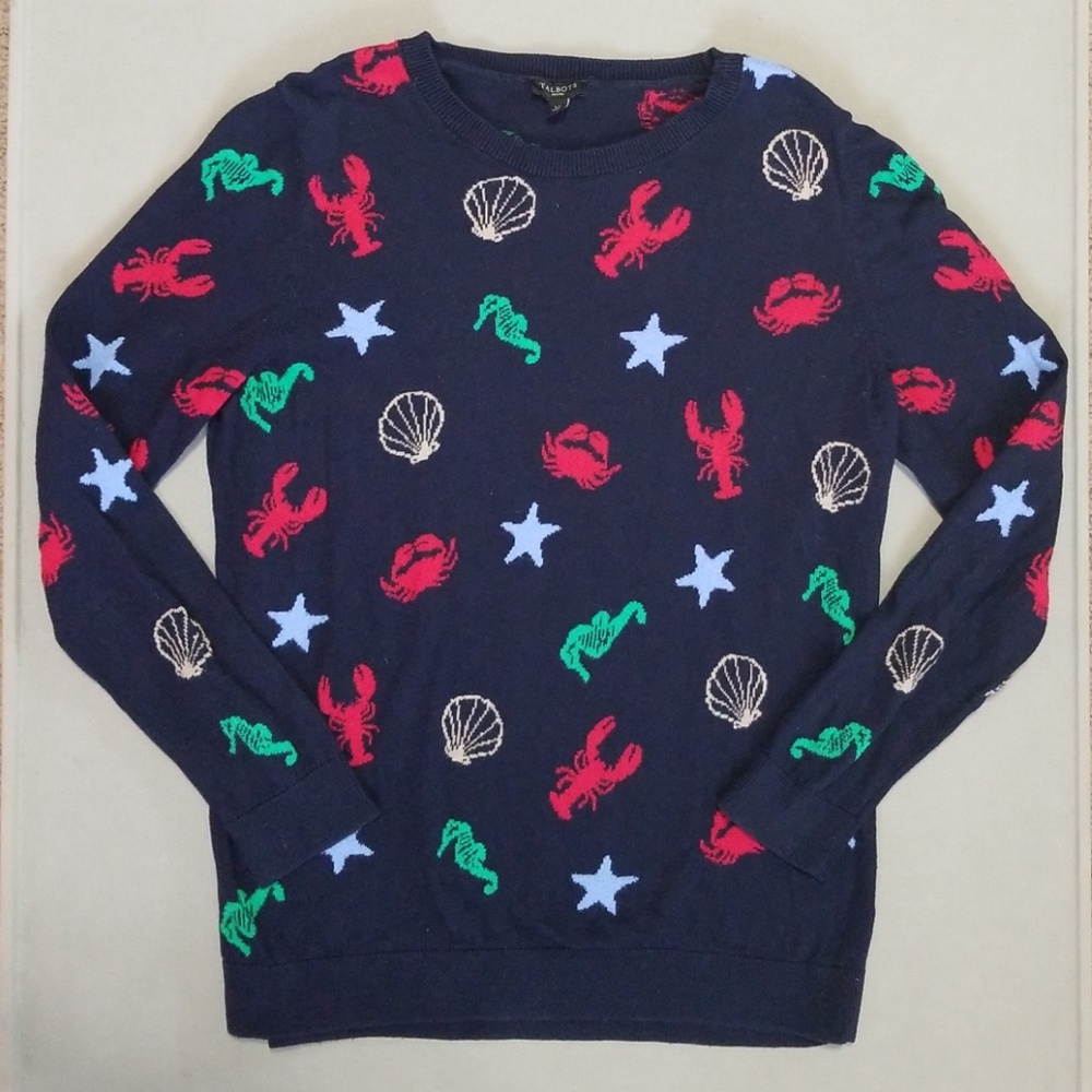 Talbots down by the sea nautical sweater